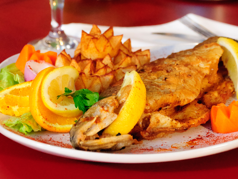 Fried Rainbow Trout